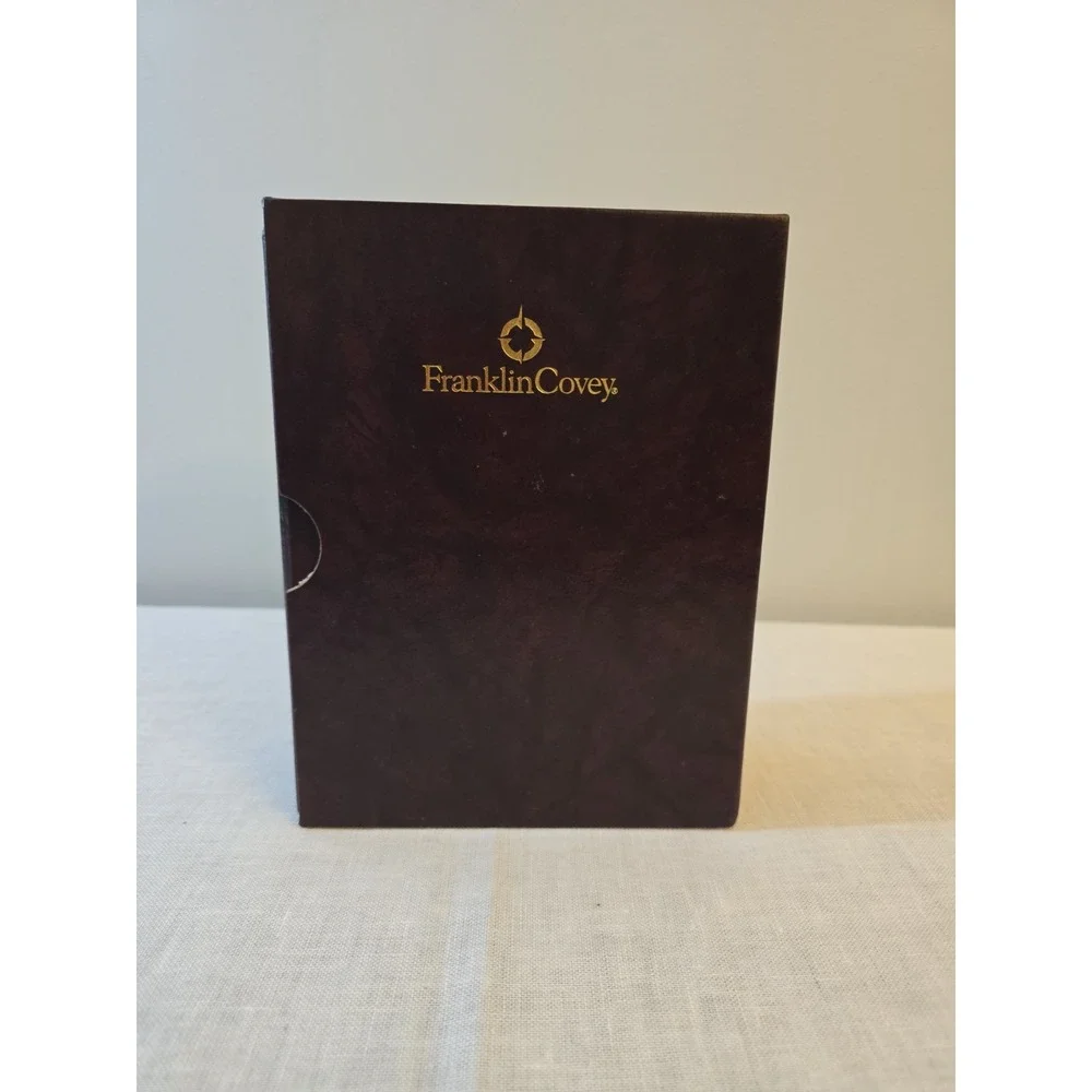 Vintage Franklin Covey Storage Binder-Classic Size-Burgundy Item # 19078 & 19083